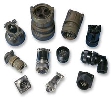 ITT CANNON MS310320-29PZ Circular Connector, MIL-DTL-5015 Series, MS3103 Series, Back Box Mount Receptacle, 17 Contacts