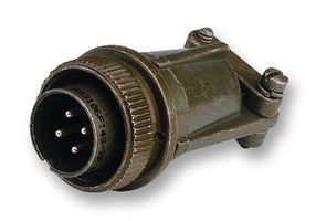 ITT CANNON MS3106E16S-1PZF187 Circular Connector, MIL-DTL-5015 Series, MS3106 Series, Straight Plug, 7 Contacts, Solder Pin