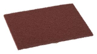 3M 7447 155X225 Abrasive Pad, Red, Very Fine Grade, 225 mm x 155 mm, 0530 Series