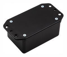CAMDENBOSS BIM2001/IP-BLK Plastic Enclosure, Flanged Lid, ABS, 40 mm, 58 mm, 105 mm, IP54
