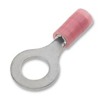 MOLEX 19073-0017 Ring Tongue Terminal, M5, #10, 18 AWG, 0.8 mm², Avikrimp 19073 Series, Red