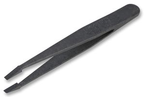 LERLOY 132-0029 Tweezer, 609T, Electronic, 4.563 ", Plastic Body, Plastic Tip
