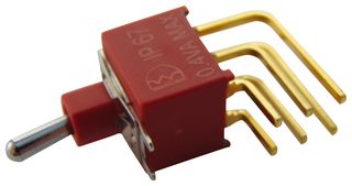 MULTICOMP PRO 1AD1T2B4M7RE Toggle Switch, On-On, DPDT, Non Illuminated, 1AD1, Through Hole, 100 mA