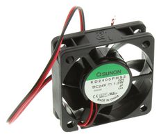 SUNON KD2405PHS2.GN DC Axial Fan, 24 V, Square, 50 mm, 15 mm, Sleeve Bearing, 13 CFM