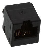 STEWART CONNECTOR SS-6566-FLS Modular Connector, Modular Jack, 1 x 1 (Port), 6P6C, Through Hole Mount