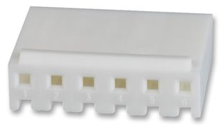 TE CONNECTIVITY - AMP 640250-6 Connector Housing, SL-156, Socket, 6 Ways, 3.96 mm, SL-156 Series Contacts