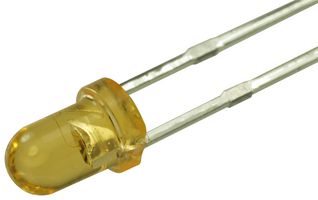 MULTICOMP PRO MCL034AT LED, Orange, Through Hole, T-1 (3mm), 20 mA, 2 V, 625 nm