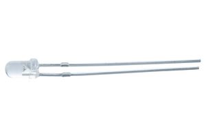 MULTICOMP PRO MCL034SWC-YH1 LED, Warm White, Through Hole, T-1 (3mm), 20 mA, 3.4 V, 3.7 cd