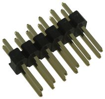 MULTICOMP PRO 2213S-12G Pin Header, Board-to-Board, 2.54 mm, 2 Rows, 12 Contacts, Through Hole Straight, 2213S
