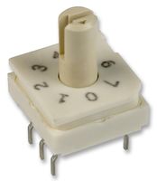 GRAYHILL 94HBB08T Rotary Coded Switch, 94H Series, Through Hole, 8 Position, 30 VDC, Octal, 30 mA