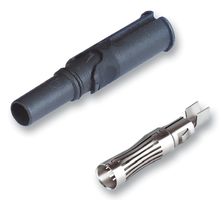 HIRSCHMANN 934518100 Rectangular Power Connector, Cable, 1 Contacts, Cable Mount, Crimp, Receptacle