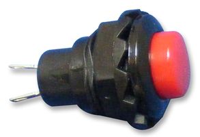 MULTICOMP PRO R13-502A-05-R Pushbutton Switch, Standard, SPST, Off-(On), Round Raised, 3 A, 125 V