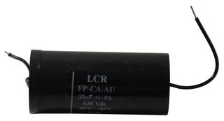 LCR COMPONENTS FP-CA-30-AU Power Film Capacitor, Metallized PP, Axial Leaded, 30 µF, ± 5%, Audio Systems, Through Hole