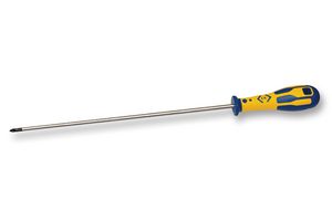 CK TOOLS T49113-2250 Screwdriver, Pozidriv, PZ2, 370mm Overall Length, 250mm L Blade