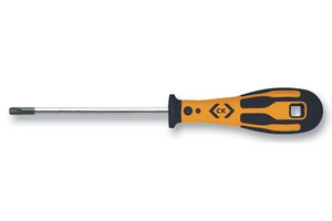 CK TOOLS T49117-09 Screwdriver, TORX® T9,  Dextro, Colour Coded, Dual Component Handle, 165 mm