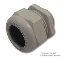 HUMMEL 1295200050 Cable Gland, M20 x 1.5, 10 mm, 14 mm, Nylon (Polyamide), Grey, IP68, IP69K, NEMA 6