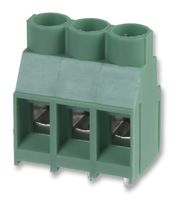 CAMDENBOSS CTB04VY/3 Standard Terminal Block, Wire to Board, CTB04VY, 3 Contacts, 6.35 mm, Terminal Block, PCB