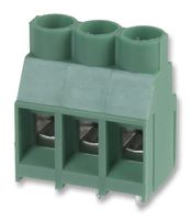 CAMDENBOSS CTB04VZ/3 Standard Terminal Block, Wire to Board, CTB04VZ, 3 Contacts, 9.52 mm, Terminal Block, PCB