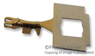 JST / JAPAN SOLDERLESS TERMINALS SACH-003G-P0.2 Rectangular Power Contact, ACH, Gold Plated Contacts, Copper, Socket, Crimp, 28 AWG