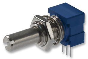 BOURNS 51AAD-B28-D15L Rotary Potentiometer, Conductive Plastic, 10 kohm, 1 Turns, Logarithmic, 500 mW, ± 20%, 51 Series