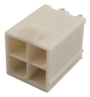 MOLEX 39-28-8040 Pin Header, Vertical, 94V-0, Power, Wire-to-Board, 4.2 mm, 2 Rows, 4 Contacts