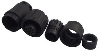 AMPHENOL SINE/TUCHEL C016 20D003 100 12.. Circular Connector, Standard Circular Connector, ecomate M Series, Cable Mount Receptacle