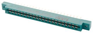 EDAC 307-044-520-202 Card Edge Connector, Dual Side, 1.57 mm, 44 Contacts, Through Hole Mount, Straight
