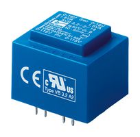 BLOCK AVB 1.5/2/24 PCB Transformer, Class II, Encapsulated Safety Isolating, 2 x 115V, 2 x 24V, 1.5 VA, 50Hz / 60Hz