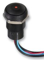 APEM IRR3F462LOS Industrial Pushbutton Switch, IR Series, 16.2 mm, SPST-NO, Momentary, Round, Red