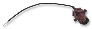 MULTICOMP PRO R-FD31G0000100C RF / Coaxial Cable Assembly, 3.94 ", 100 mm, 1.37mm, FAKRA D Plug, Free End, 50 ohm