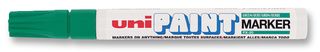 UNI-BALL PX-20 GREEN MARKER, INDUSTRIAL, PAINT, MED, GRN