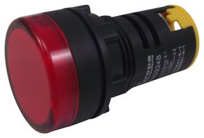 MULTICOMP PRO RAD224B LED Panel Mount Indicator, Pilot Lamp, Red, 24 V, 22 mm, IP65