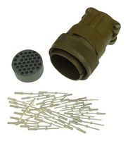 ITT CANNON CA3106E28-A16PF42 Circular Connector, CA Series, MIL-DTL-5015 Series, Straight Plug, 9 Contacts, Solder Pin, Threaded