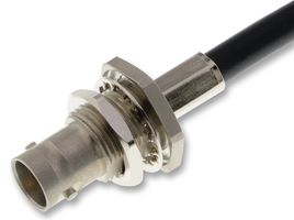 RADIALL R142334700 RF / Coaxial Connector, BNC Coaxial, Straight Bulkhead Jack, Crimp, 75 ohm, Beryllium Copper