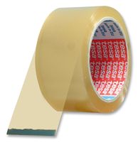 TESA 04120-00042-00 Packaging Tape, PVC (Polyvinyl Chloride), Havana, 50 mm x 66 m