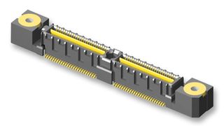 SAMTEC QMS-026-05.75-L-D-A-RT1 Mezzanine Connector, Header, 0.635 mm, 2 Rows, 52 Contacts, Surface Mount, Phosphor Bronze