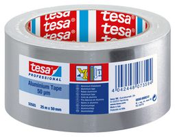 TESA 50565-00000-01 Tape, General Purpose, Aluminium Foil, 50 mm x 50 m
