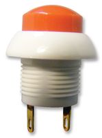 OTTO CONTROLS P9-213191 Industrial Pushbutton Switch, P9 Series, 12 mm, SPDT-DB, Momentary, Round Raised, Red