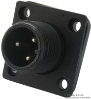 HARWIN C90-3102R10SL-3P Circular Connector, Standard Circular Connector, Panel Mount Receptacle, 3 Contacts, Solder Pin