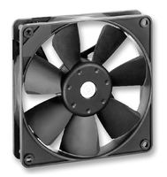 EBM-PAPST 4412FGL DC Axial Fan, 12 V, Square, 119 mm, 25 mm, Sleeve Bearing, 55.3 CFM