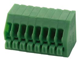 PHOENIX CONTACT 1990067 Wire-To-Board Terminal Block, 2.5 mm, 8 Ways, 26 AWG, 20 AWG, 0.5 mm², Push In