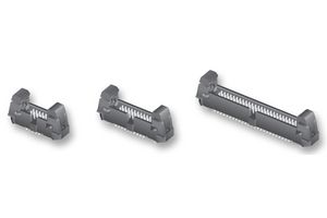 SAMTEC EHF-108-01-L-D Pin Header, Shrouded with Ejector, Wire-to-Board, 1.27 mm, 2 Rows, 16 Contacts, Through Hole, EHF