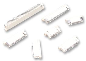 TE CONNECTIVITY - AMP 1-84981-0 FFC / FPC Board Connector, 1 mm, 10 Contacts, Receptacle, FPC, Surface Mount, Top