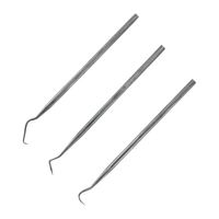 MULTICOMP PRO DT5197/3 Scriber Set, Dual Ended, Stainless Steel, Assorted Types, 3 Pieces