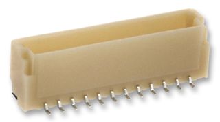 JST / JAPAN SOLDERLESS TERMINALS BM12B-SRSS-TB (LF)(SN) Pin Header, Top Entry, Wire-to-Board, 1 mm, 1 Rows, 12 Contacts, Surface Mount, SH