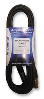 AMPHENOL SINE/TUCHEL CA01-02-A-006 Audio / Video Cable Assembly, XLR Socket, 3 Way, XLR Plug, 3 Way, 19.7 ft, 6 m, Black