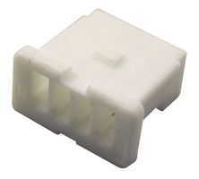 MOLEX 501330-0400 Connector Housing, White, Pico-Clasp 501330 Series, Receptacle, 4 Ways, 1 mm