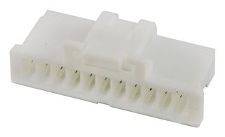 MOLEX 501330-1100 Connector Housing, White, Pico-Clasp 501330 Series, Receptacle, 11 Ways, 1 mm