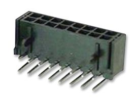 AMPHENOL COMMUNICATIONS SOLUTIONS MF30-DHP1-14 HEADER, R/A, DIP, PEG, 2ROW, 14WAY