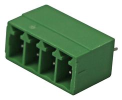 WURTH ELEKTRONIK 691321100004 Terminal Block, Header, 3.5 mm, 4 Ways, 10 A, 300 V, Through Hole Vertical